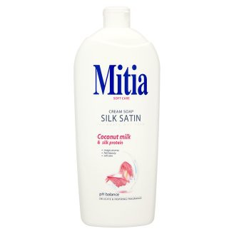 Mitia 1l tek.mýdlo Silk Satin | Toaletní mycí prostředky - Tekutá mýdla - Bez dávkovače
